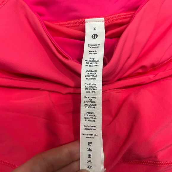 Lululemon Athletica sonic pink skirt - Picture 2 of 6